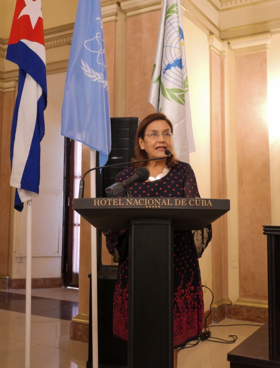 HE Elba Rosa Pérez Montoya, Minister of Science, Technology and Environment of Cuba